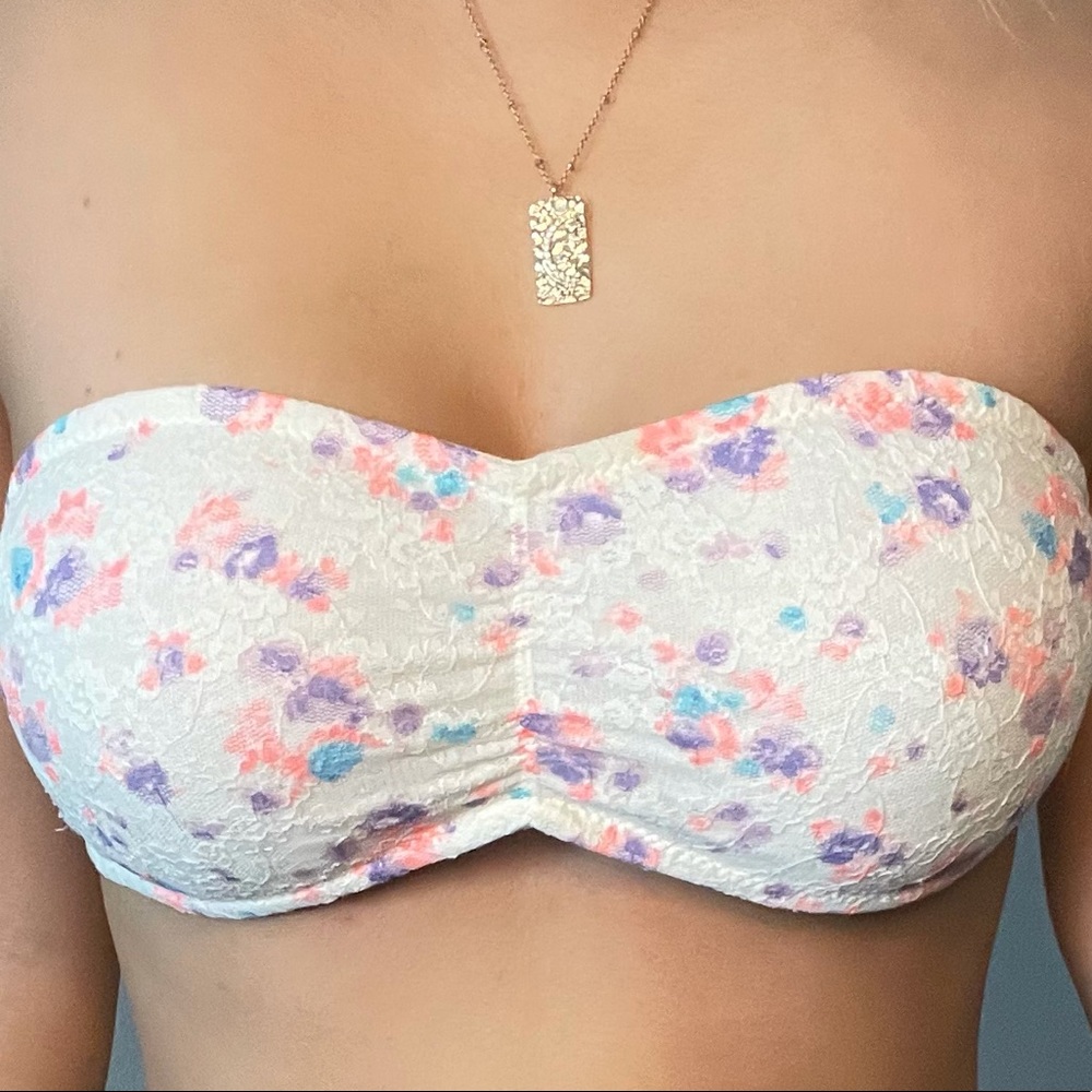 summer white trendy Bandeau
